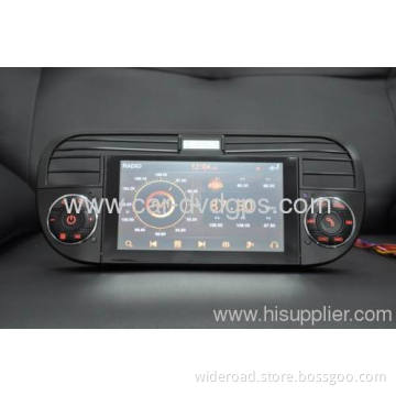 6.2inch 1din Fiat 500 Navigation Dvd 2007-2013 Radio Tv Bt Ipod Canbus Blue&amp;me Car Usb 